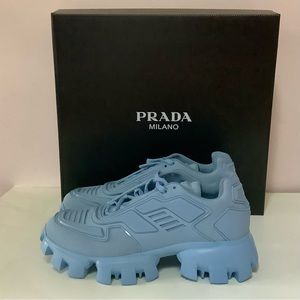 BNIB Prada Cloudburst Thunder Men Sneaker in Blue (Celeste) sz.10, $1,170 + Tax